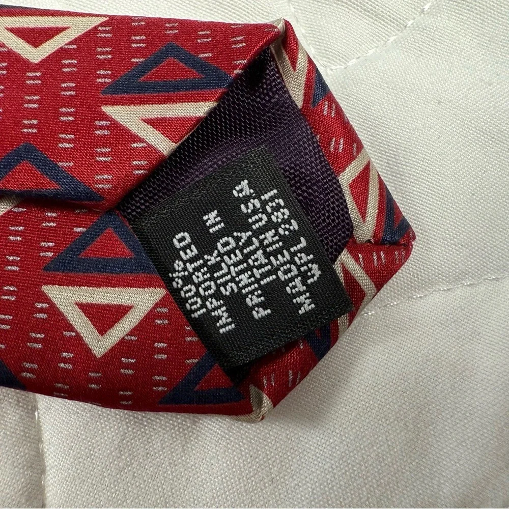 Zylos George‎ Machado Silk Set of 4 Ties Black, Red, Gold Patterns Men's EUC